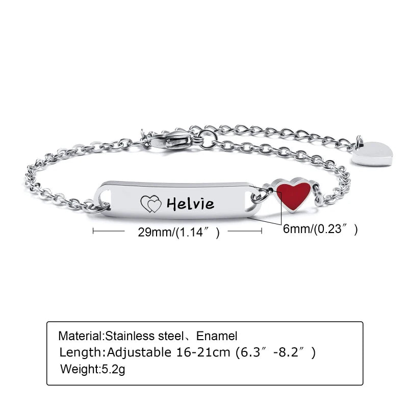 Bracelet Bébé Personnalisé avec Prénom – Plaqué Or 14K – Cadeau de Naissance Garçon ou Fille LDXdesign07