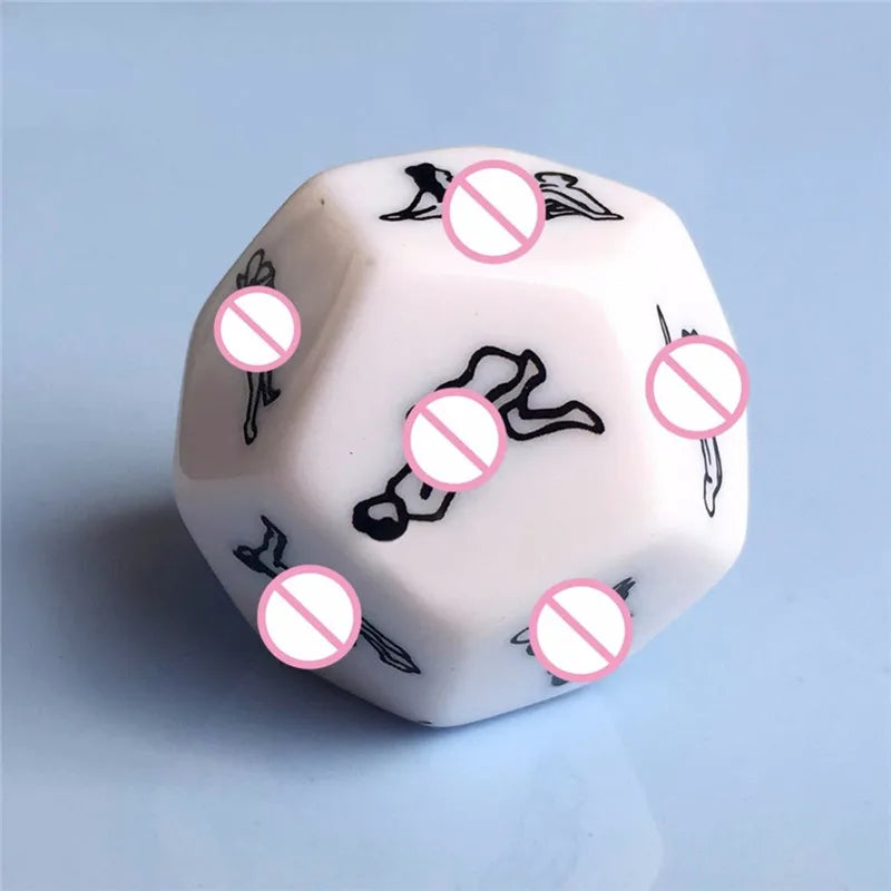 Dés Sexy 6 et 12 Faces - Jeu Amoureux Fun pour Couples | LDXdesign07 Game Toy Novelty Party Gift Exotic Husband And Wife