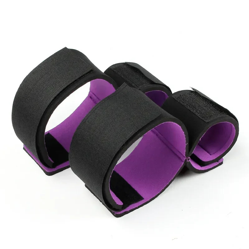 Kit Bondage Soft BDSM – Menottes & Attaches Réglables | Cadeau Érotique Complice | LDXdesign07