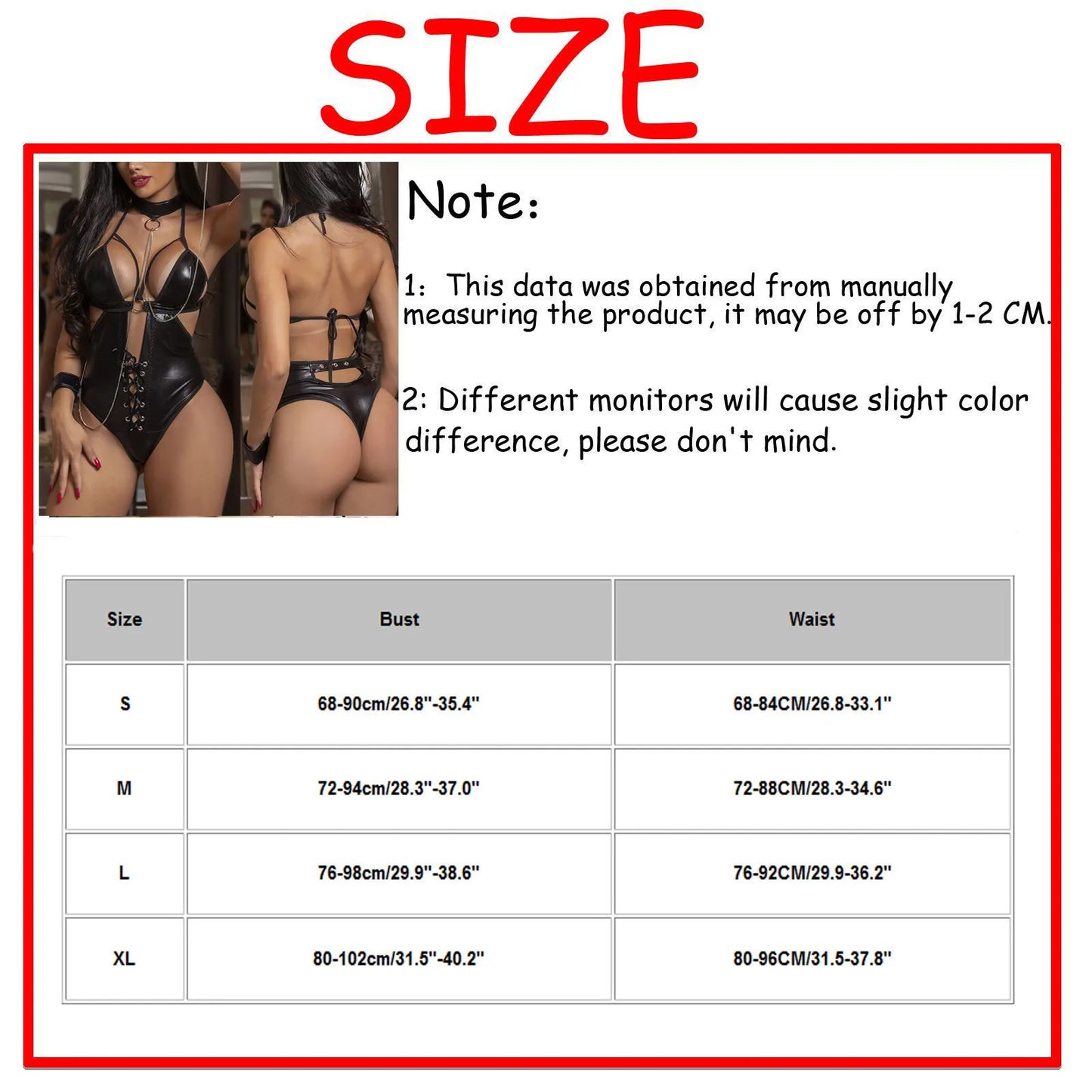 Body Sexy Similicuir avec Chaînes – Cadeau Sensuel & Personnalisable | LDXdesign07