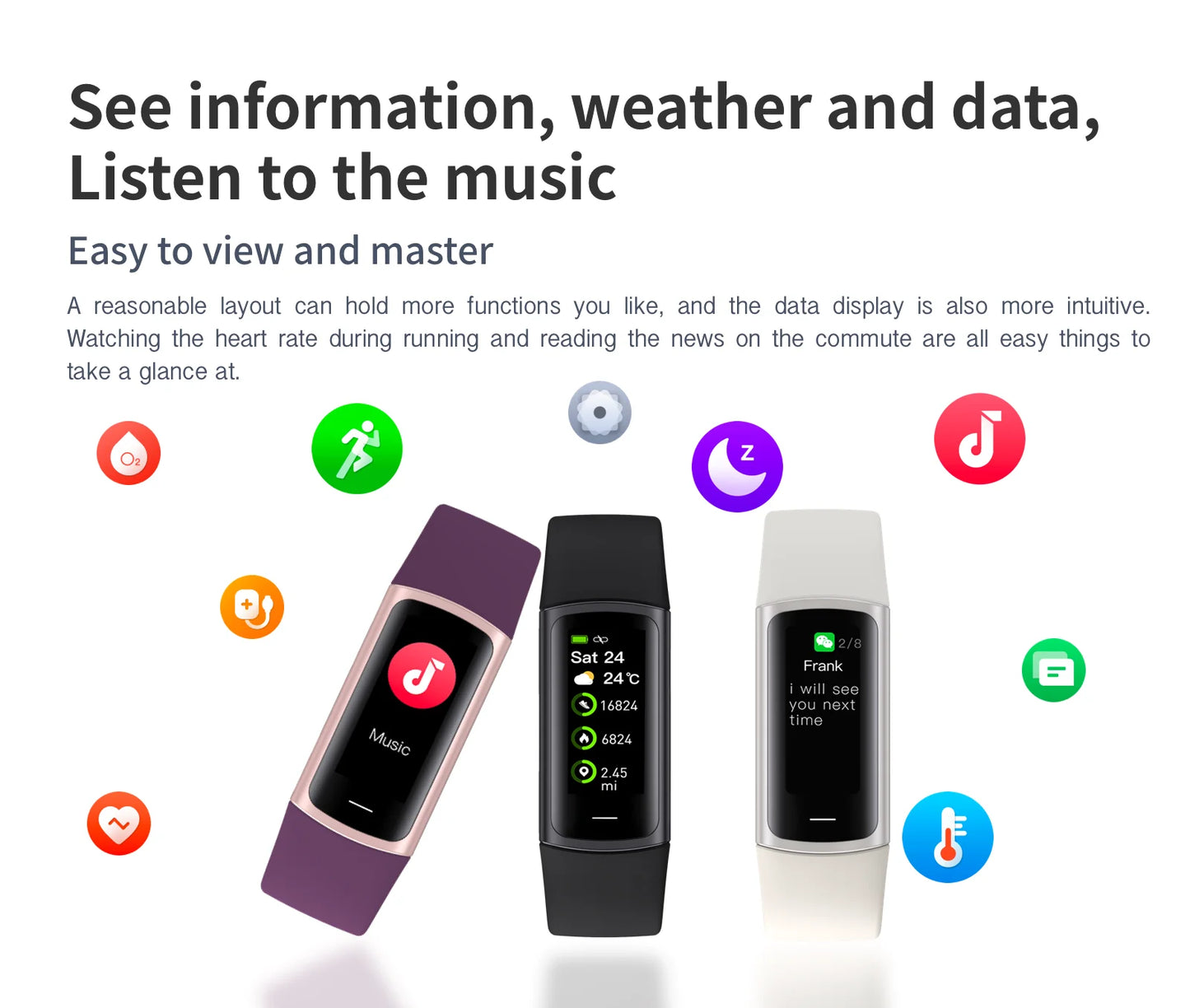 Montre Connectée Sport LIGE – Bracelet Intelligent Homme & Femme | Suivi Santé & Fitness, Écran AMOLED, Étanche IP67 | Compatible iOS & Android LDXdesign07