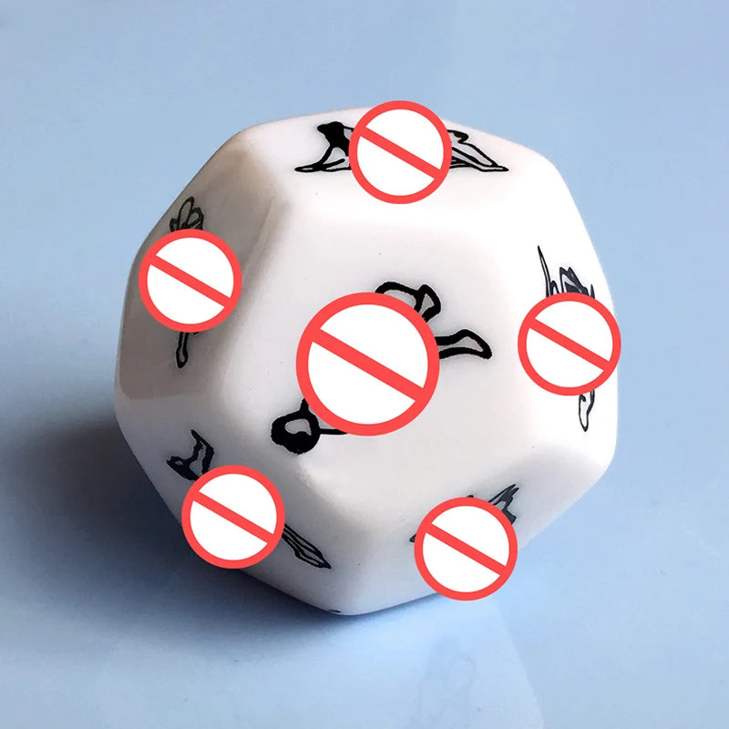 Dés Sexy 6 et 12 Faces - Jeu Amoureux Fun pour Couples | LDXdesign07 Game Toy Novelty Party Gift Exotic Husband And Wife