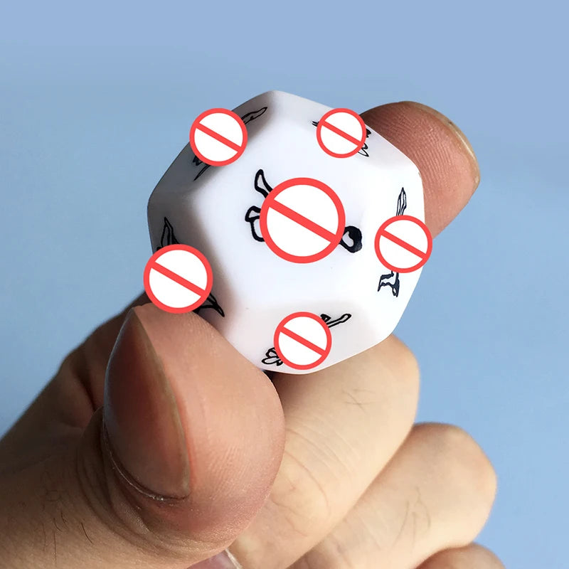 Dés Sexy 6 et 12 Faces - Jeu Amoureux Fun pour Couples | LDXdesign07 Game Toy Novelty Party Gift Exotic Husband And Wife