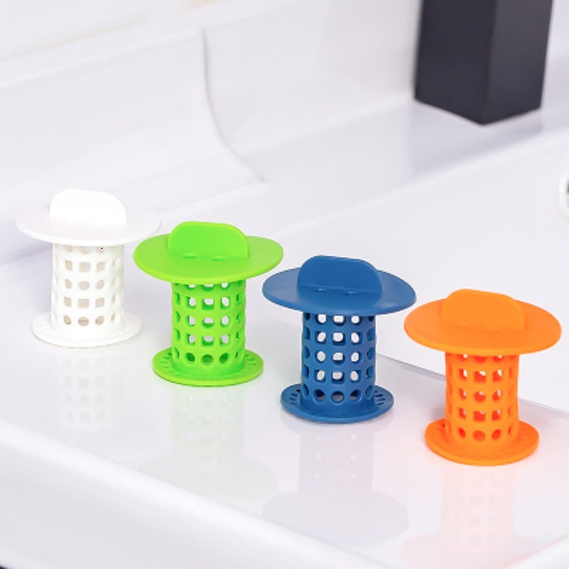 Kitchen Bathroom Anti-clogging Plastic Sink Filter Water Plug Floor Drain