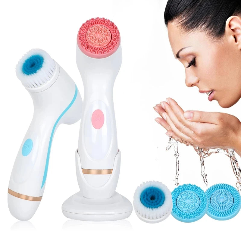 **Brosse Nettoyante Visage Sonic – Soin Galvanique &amp; Massage Vibrant | Nettoyage Profond, Anti-Points Noirs &amp; Recharge Sans Fil – Cadeau Beauté par LDXdesign07**