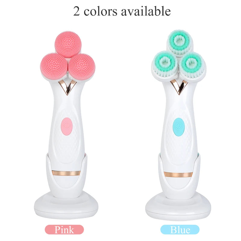 **Brosse Nettoyante Visage Sonic – Soin Galvanique &amp; Massage Vibrant | Nettoyage Profond, Anti-Points Noirs &amp; Recharge Sans Fil – Cadeau Beauté par LDXdesign07**