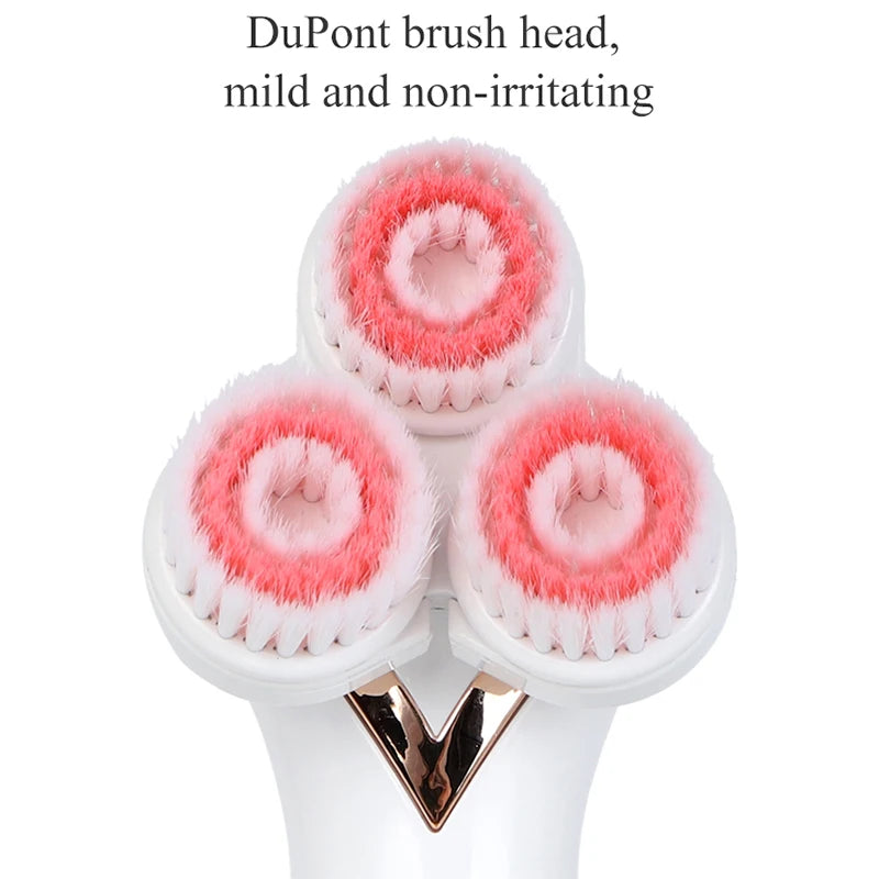 **Brosse Nettoyante Visage Sonic – Soin Galvanique &amp; Massage Vibrant | Nettoyage Profond, Anti-Points Noirs &amp; Recharge Sans Fil – Cadeau Beauté par LDXdesign07**
