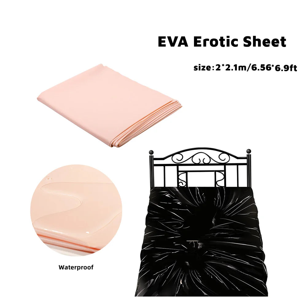 "Drap Waterproof PVC pour Couple – Housse de Lit Sexy Anti-Huile | Couverture Érotique Résistante aux Liquides | Accessoire BDSM et Jeux Adultes | Matelas SPA"attress PVC Thick Bed Plastic Leather