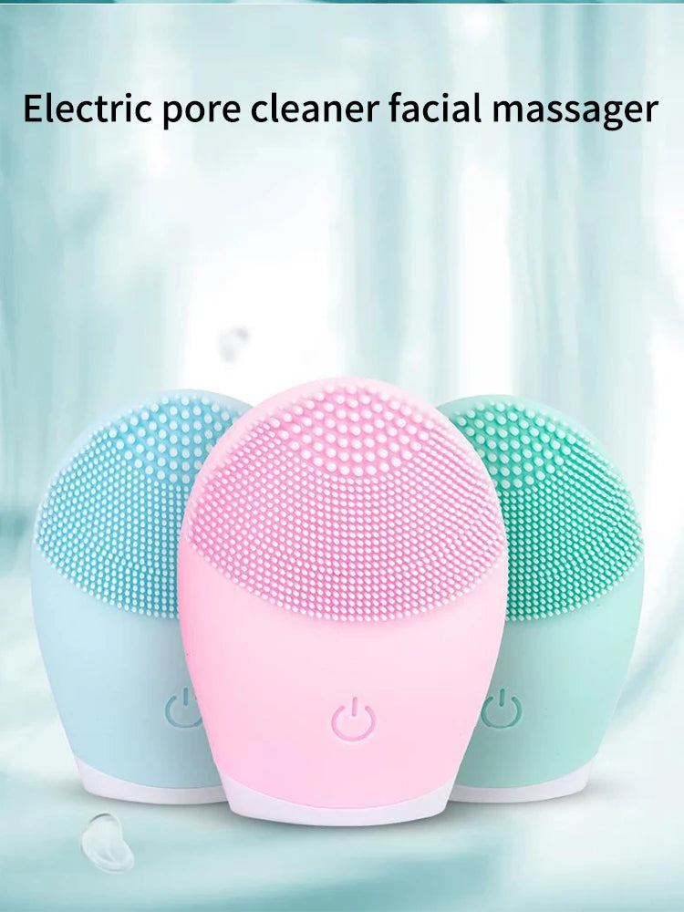 &nbsp;Brosse Nettoyante Visage Électrique en Silicone – Cadeau Beauté Utile &amp; Moderne | LDXdesign07