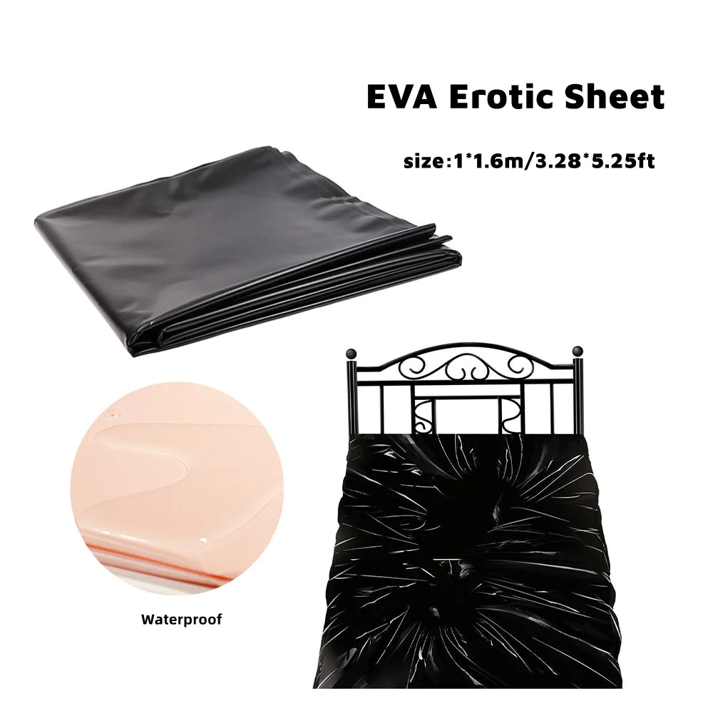 "Drap Waterproof PVC pour Couple – Housse de Lit Sexy Anti-Huile | Couverture Érotique Résistante aux Liquides | Accessoire BDSM et Jeux Adultes | Matelas SPA"attress PVC Thick Bed Plastic Leather