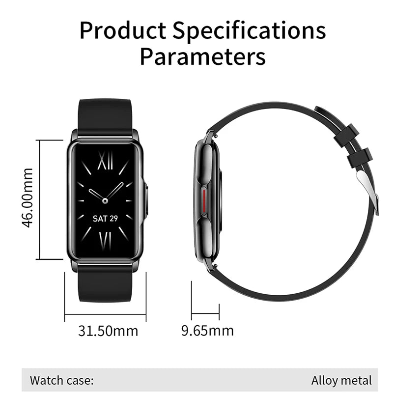 Montre Connectée Sport 2024 – Écran Tactile 1.47" | Tracker Fitness, Cardio, Sommeil, Notifications | Étanche IP67 | Pour iOS &amp; Android