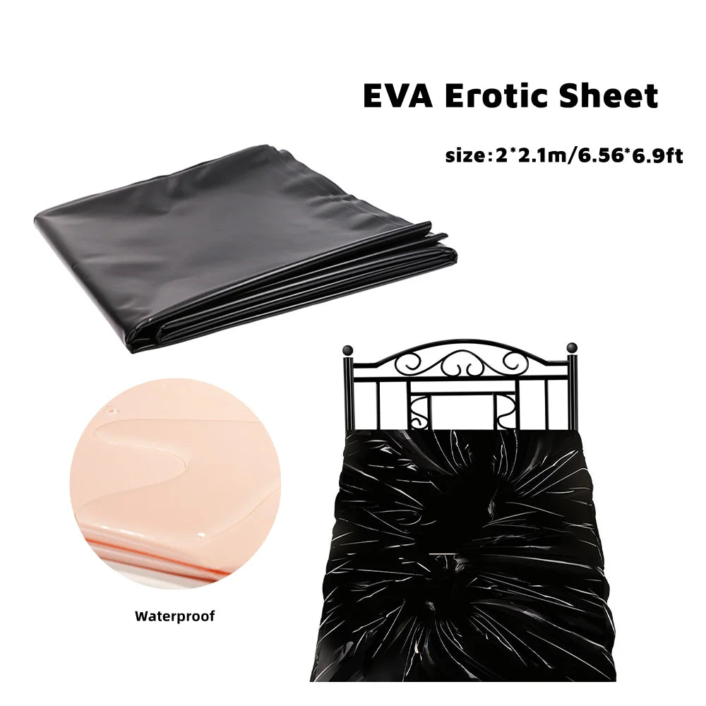 "Drap Waterproof PVC pour Couple – Housse de Lit Sexy Anti-Huile | Couverture Érotique Résistante aux Liquides | Accessoire BDSM et Jeux Adultes | Matelas SPA"attress PVC Thick Bed Plastic Leather