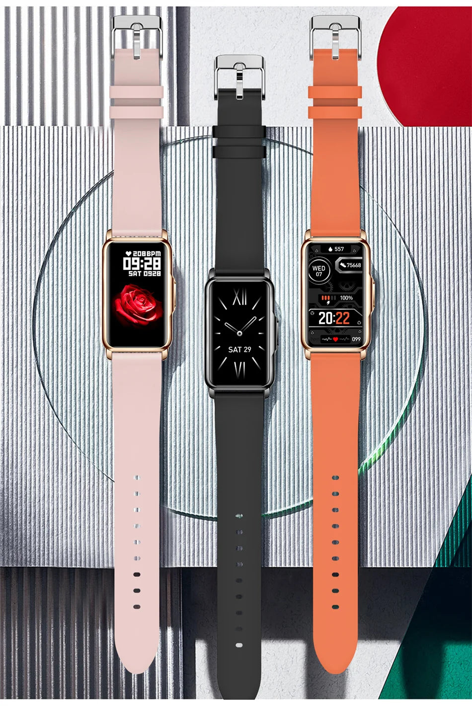 Montre Connectée Sport 2024 – Écran Tactile 1.47" | Tracker Fitness, Cardio, Sommeil, Notifications | Étanche IP67 | Pour iOS &amp; Android