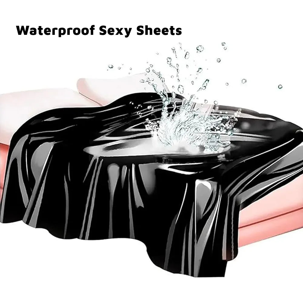 "Drap Waterproof PVC pour Couple – Housse de Lit Sexy Anti-Huile | Couverture Érotique Résistante aux Liquides | Accessoire BDSM et Jeux Adultes | Matelas SPA"attress PVC Thick Bed Plastic Leather