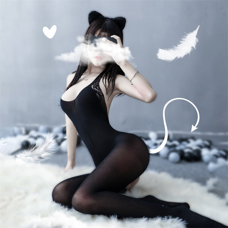 👠 Body Sexy en Dentelle Transparente – Cadeau Sensuel & Élégant | LDXdesign07
